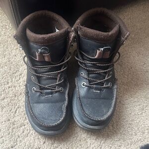 Hey Dude brown Lace-Up Moc Toe Boots